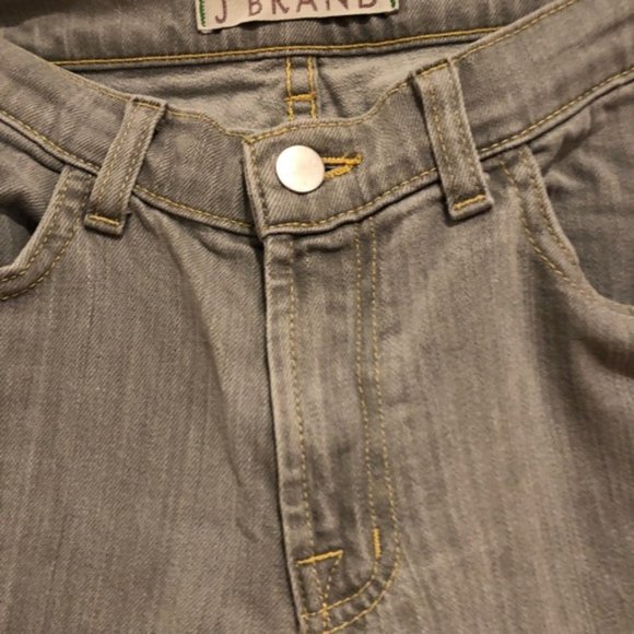 J Brand Jeans Gray Wash Straight Leg Low Rise Waist Size 28 #183 - Picture 3 of 7